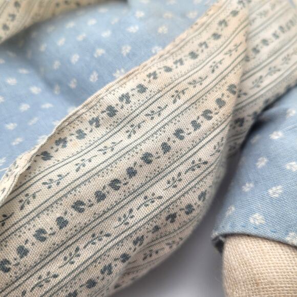 Set 2 Folk Art Primitive Cloth Dolls 1985 1986 Signed Handmade Vintage Country - Picture 5 of 14